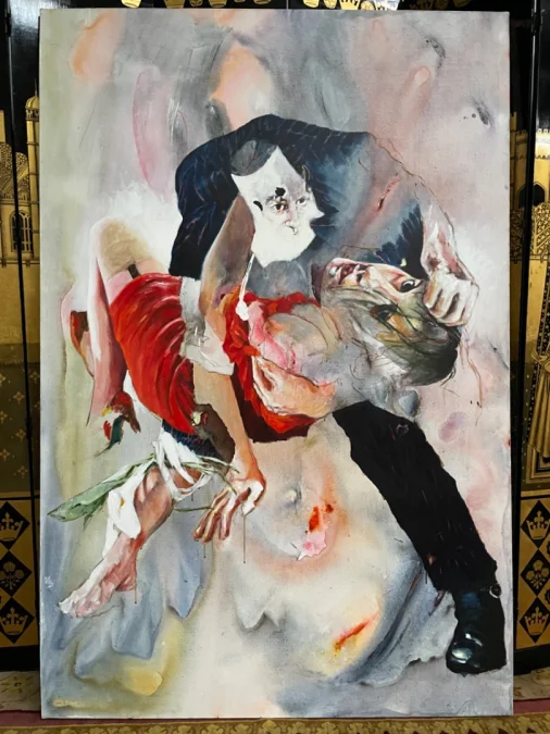 ACRYL AUF LEINWAND-MALEREI von JEAN PAULL CHAMBAS