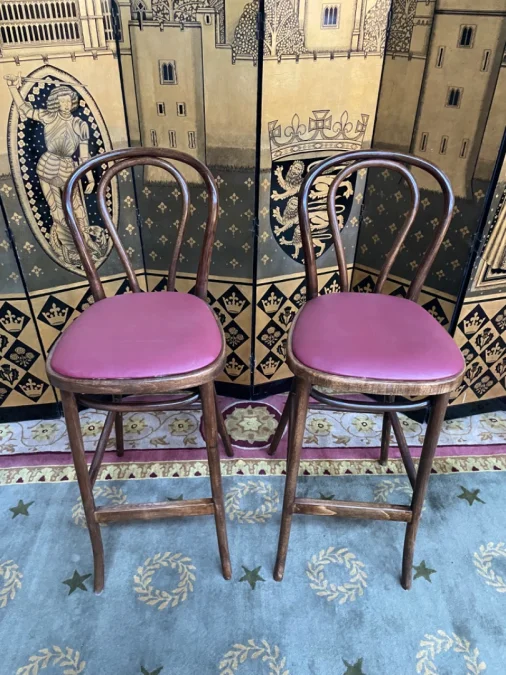 ПАРА БАРНЫХ СТУЛЬЕВ В СТИЛЕ THONET