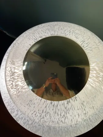 Lampe années 70 en verrerie de Clichy