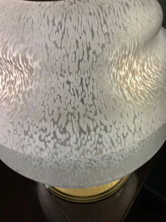 Lampe années 70 en verrerie de Clichy
