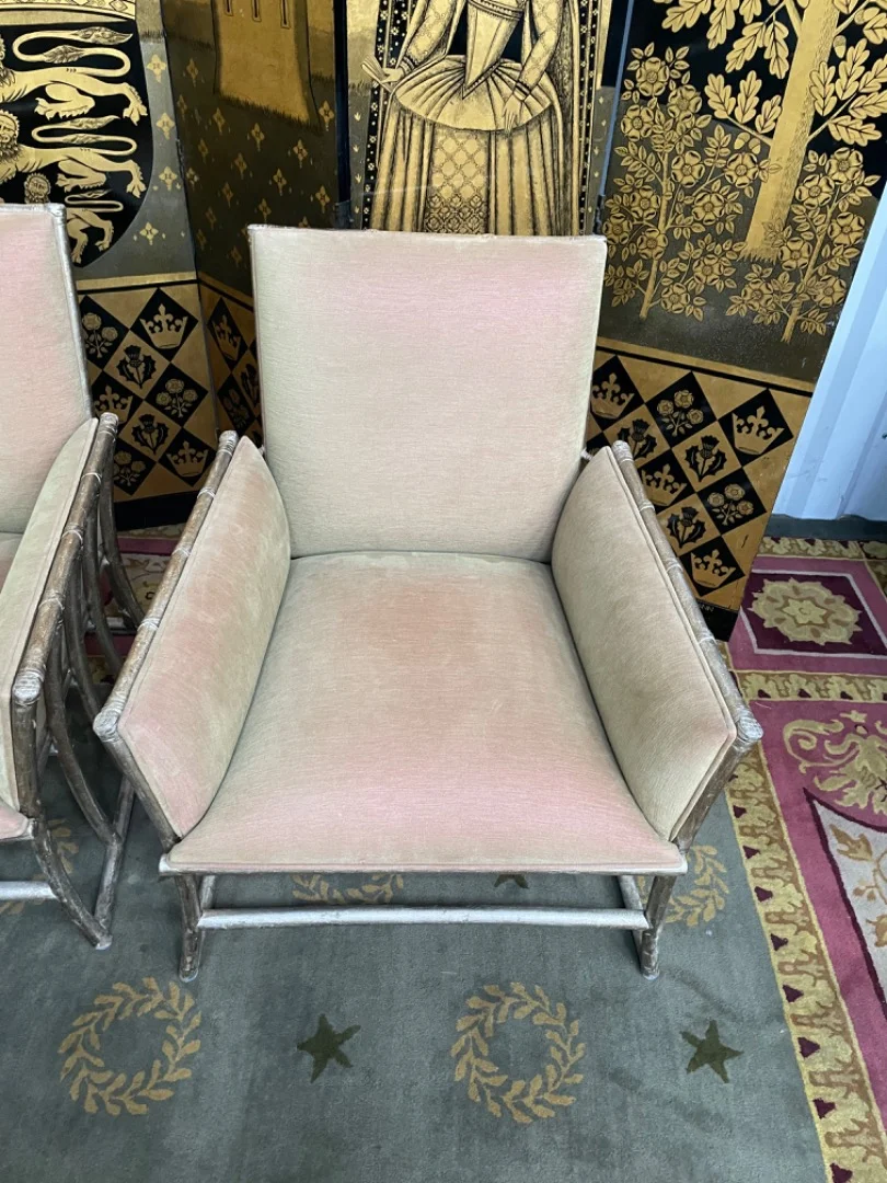 SEIS SILLONES DE BAMBÚ