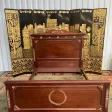 Lit en acajou et bronze de style Consulat - Empire