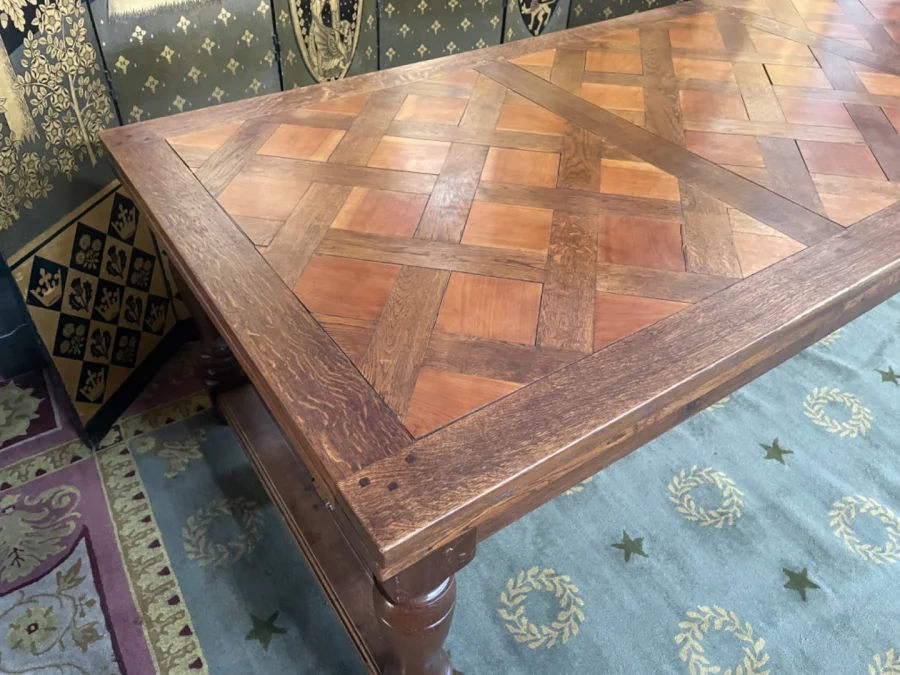MESA DE CORTIJO ESTILO LOUIS XIII