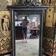 Miroir époque Napoléon III bois noirci