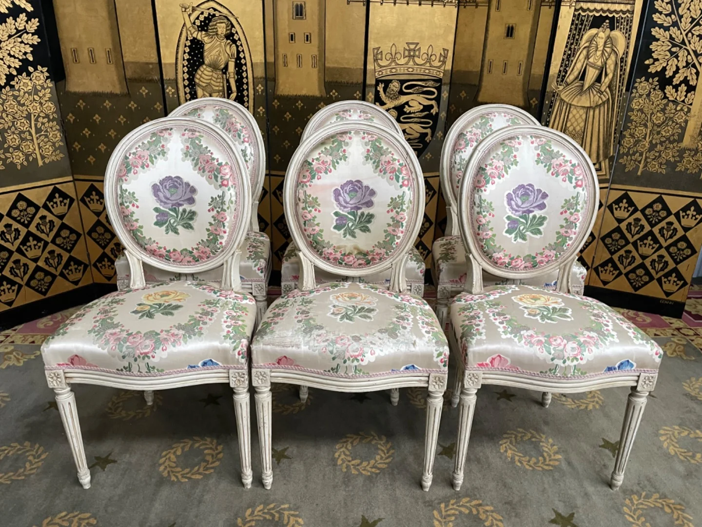LOUIS XVI STYLE CHAIRS