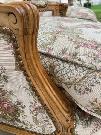 Paire de bergères louis XV