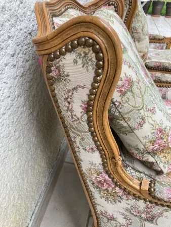 Paire de bergères louis XV