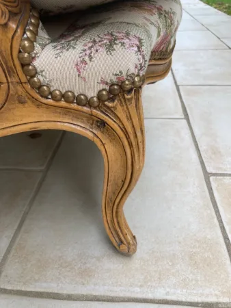 Paire de bergères louis XV
