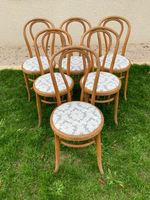 6 chaises bistrot fischel