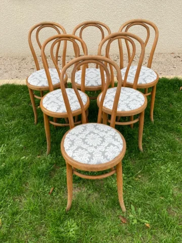 6 chaises bistrot fischel