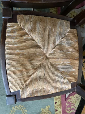 STRAW SEAT CHAIRS