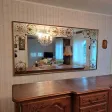Miroir de brasserie - bistrot églomisé