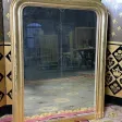 Miroir époque Louis Philippe en bois doré