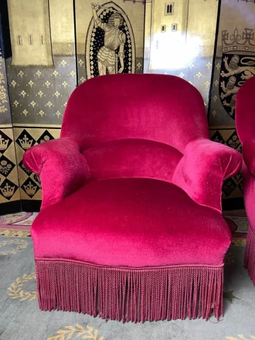 PAAR NAPOLEON III STIJL STOELSTOELEN