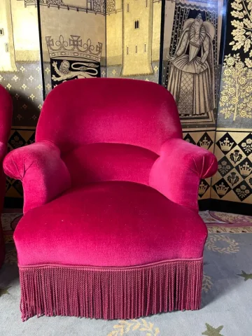 PAAR NAPOLEON III STIJL STOELSTOELEN