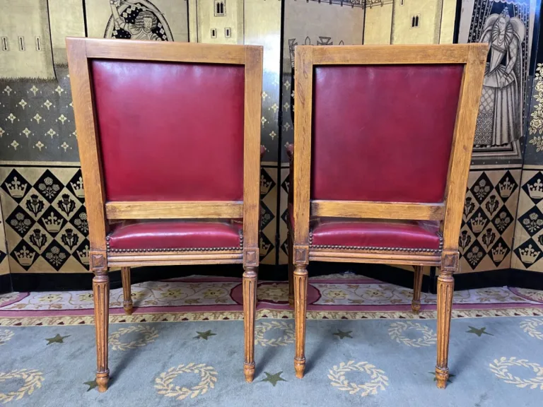 PAAR SESSEL IM LOUIS XVI-STIL