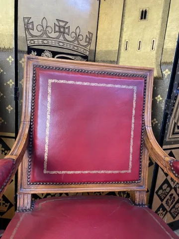 PAIR OF LOUIS XVI STYLE ARMCHAIRS