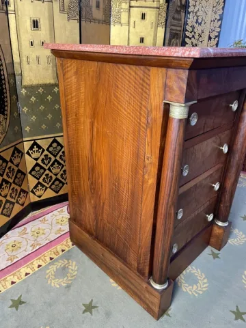 FRENCH EMPIRE PERIOD CHEST OF DRAWERS