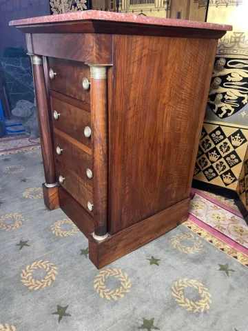 FRENCH EMPIRE PERIOD CHEST OF DRAWERS