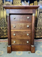 FRENCH EMPIRE PERIOD CHEST OF DRAWERS