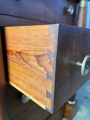 FRENCH EMPIRE PERIOD CHEST OF DRAWERS