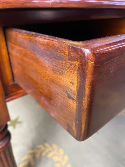 Table basse anglaise en acajou
