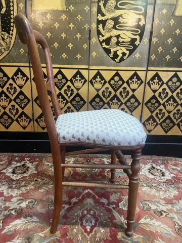 4 chaises louis philippe assise capitonnée