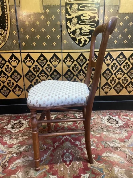 4 chaises louis philippe assise capitonnée
