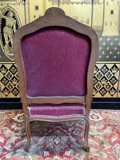 4 fauteuils de style louis XV en palissandre