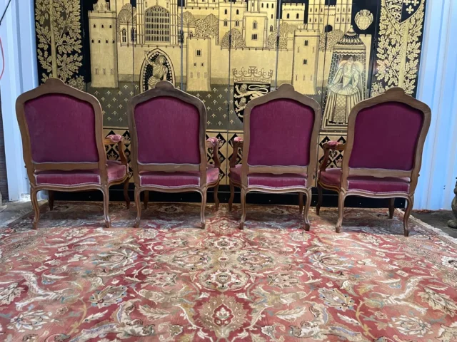 LOUIS XV STYLE ARMCHAIRS
