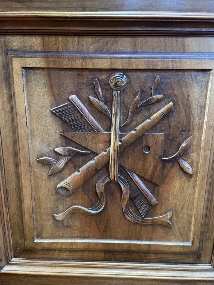 Armoire - Bibliothèque - Vitrine style Renaissance