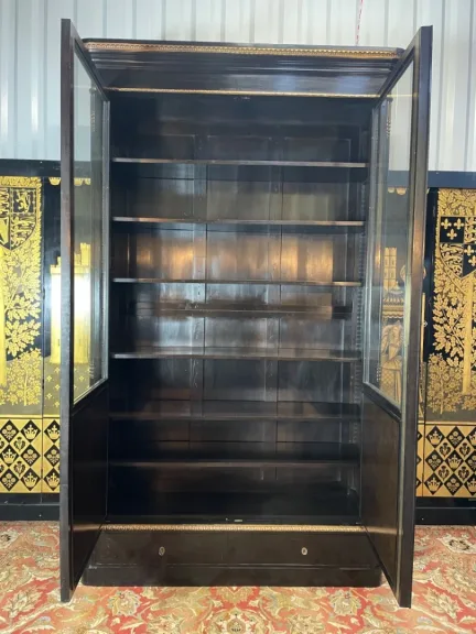 Bibliothèque - Vitrine époque Napoléon III