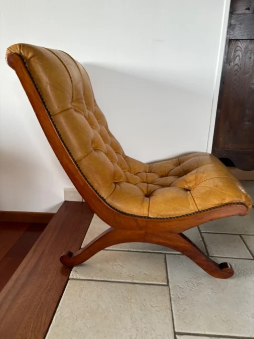 Chesterfield 2 assises en cuir