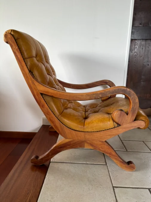 Chesterfield 2 assises en cuir