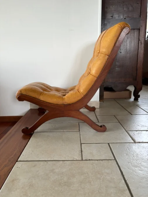 Chesterfield 2 assises en cuir