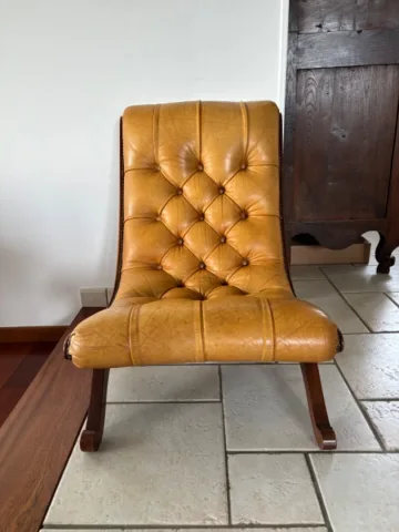 Chesterfield 2 assises en cuir