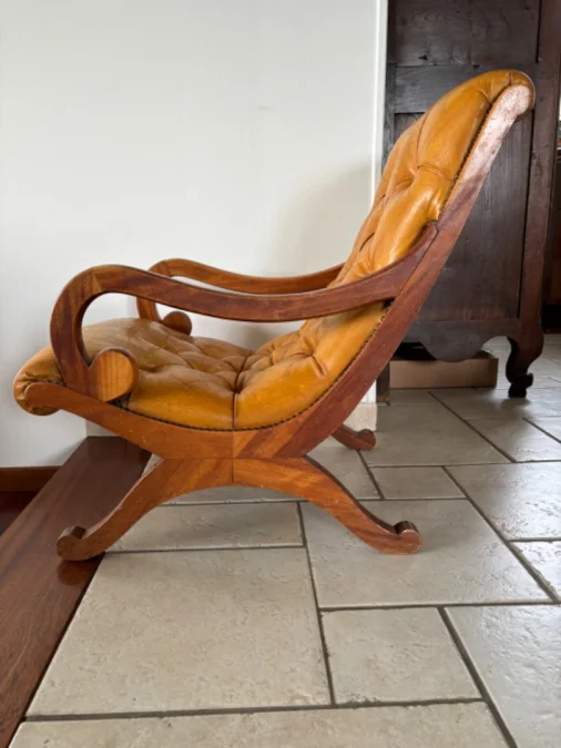 Chesterfield 2 assises en cuir