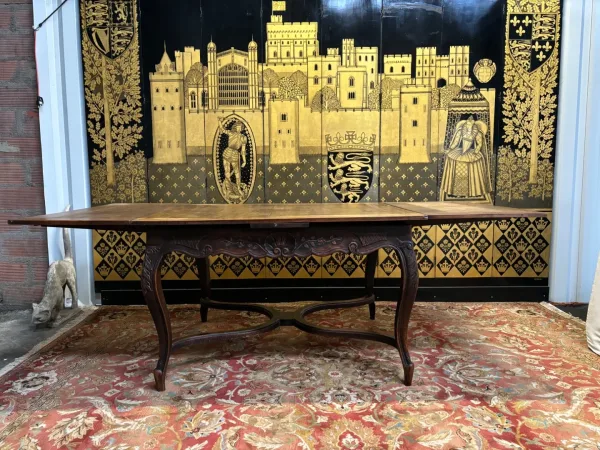 Table régence avec rallonges