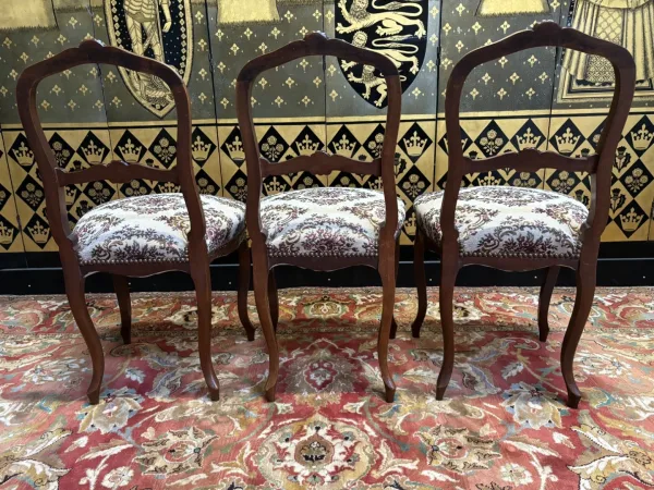 3 chaises Louis Philippe