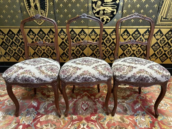 3 chaises Louis Philippe