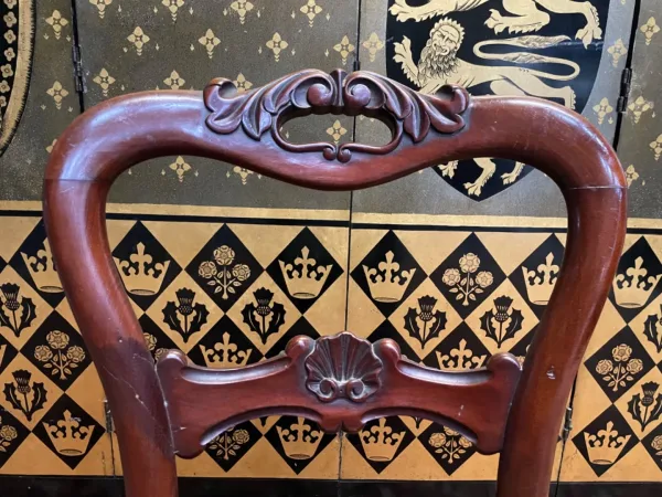 4 chaises Louis Philippe en acajou