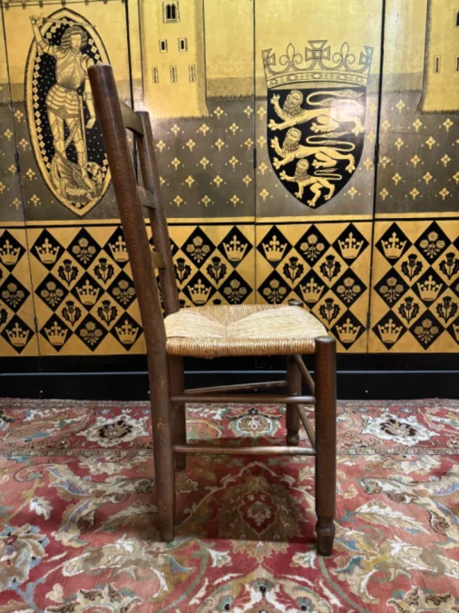 6 chaises paillées