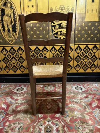 6 chaises paillées