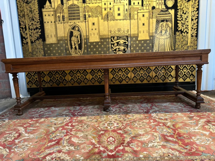 Table à manger de ferme de style haute époque Louis XIII