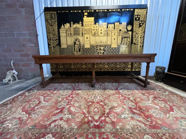 Table à manger de ferme de style haute époque Louis XIII