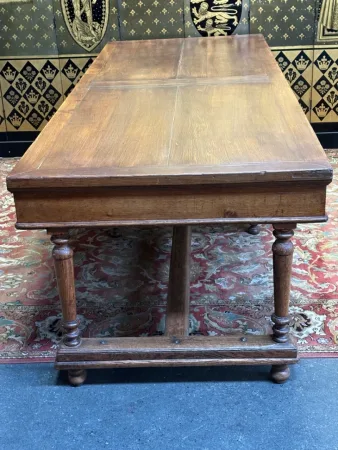 Table à manger de ferme de style haute époque Louis XIII