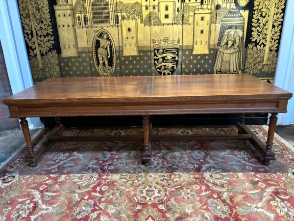 Table à manger de ferme de style haute époque Louis XIII