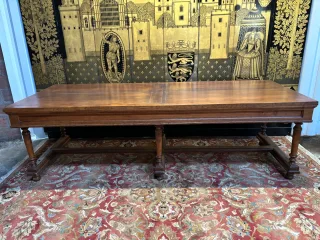 Table à manger de ferme de style haute époque Louis XIII