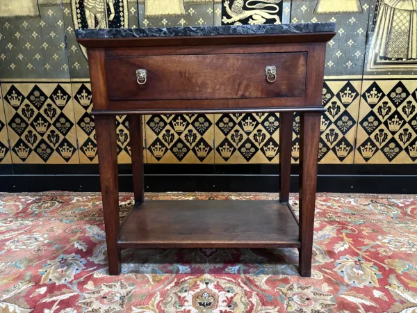 Console époque empire en noyer