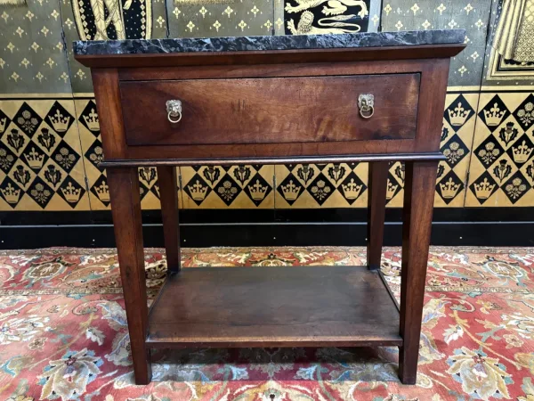 Console époque empire en noyer